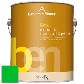 Benjamin Moore Ben W625 Premium Interior Latex Flat краска цвет RAL 6038 
