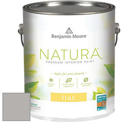 Benjamin Moore 512 Natura Interior Flat Finish матовая краска цвет 1467 Baltic Gray