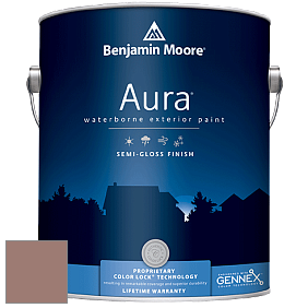 Benjamin Moore Aura 632 Waterborne Exterior Semi-Gloss Finish краска цвет 2099-40 Autumn Brown