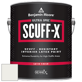 Benjamin Moore 486 Ultra Spec SCUFF-X Interior Satin Finish краска цвет 869 Oxford White