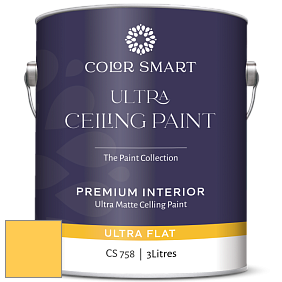 COLOR SMART CS 758 ULTRA CEILING PAINT ультраматовая краска цвет 329 Golden Orchards