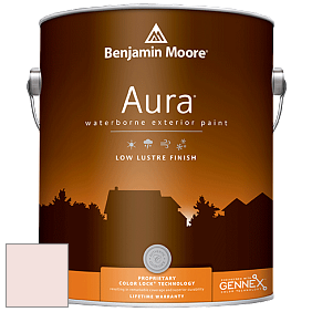 Benjamin Moore Aura 634 Waterborne Exterior Low Lustre Finish краска цвет 885 Key Pearl