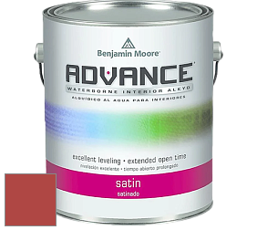 Benjamin Moore 792 Advance Interior Paint-Satin эмаль цвет 2008-10 Ravishing Red