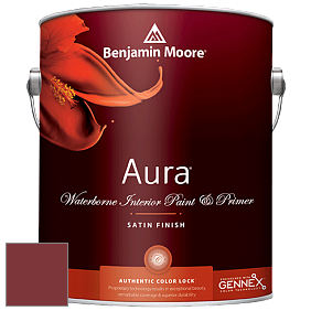 Benjamin Moore Aura 526 Waterborne Interior Satin Finish покрытие цвет NCS S 3560-R 