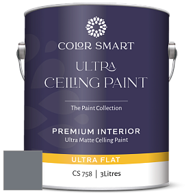 COLOR SMART CS 758 ULTRA CEILING PAINT ультраматовая краска цвет 2125-30 Gray Shower