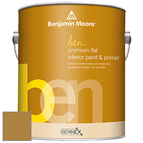 Benjamin Moore Ben W625 Premium Interior Latex Flat краска цвет 2152-10 Medieval Gold