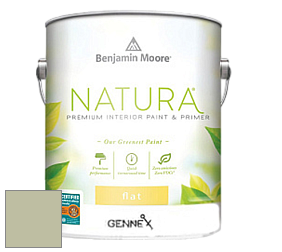 Benjamin Moore 514 Natura Interior Semi-Gloss Finish краска цвет 480 Lily Pad