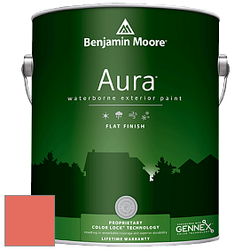 Benjamin Moore Aura 629 Waterborne Exterior Flat Finish краска цвет 006 Picante