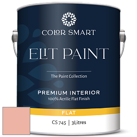 COLOR SMART CS 745 ELIT PAINT глубокоматовая моющаяся краска цвет 025 Vivid Peach