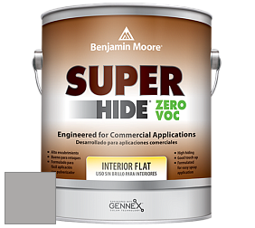 Benjamin Moore 355 Super Hide Zero Voc Interior Flat краска цвет 2112-50 Stormy Monday