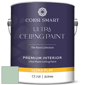 COLOR SMART CS 758 ULTRA CEILING PAINT ультраматовая краска цвет 626 Etched Glass