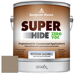 Benjamin Moore 357 Super Hide Zero Voc Interior Eggshell краска цвет 986 Smoky Ash