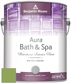 Benjamin Moore Aura 532 Bath & Spa Waterborne Interior Paint Matte Finish краска цвет 427 Napa Vineyards