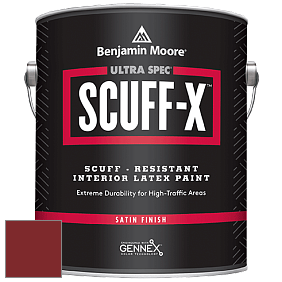 Benjamin Moore 486 Ultra Spec SCUFF-X Interior Satin Finish краска цвет RAL 3011 