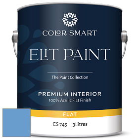 COLOR SMART CS 745 ELIT PAINT глубокоматовая моющаяся краска цвет 817 Brazilian Blue