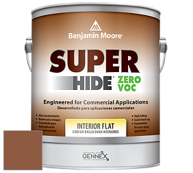 Benjamin Moore 355 Super Hide Zero Voc Interior Flat краска цвет AF-235 