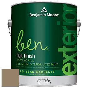 Benjamin Moore Ben 541 Waterborne Exterior Flat Finish краска цвет AF-105 