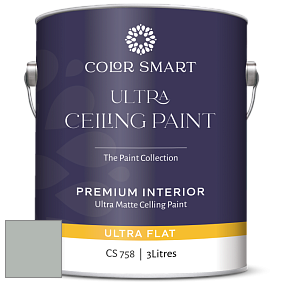 COLOR SMART CS 758 ULTRA CEILING PAINT ультраматовая краска цвет 1578 Iced Marble