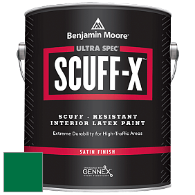 Benjamin Moore 486 Ultra Spec SCUFF-X Interior Satin Finish краска цвет RAL 6029 