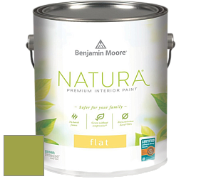 Benjamin Moore 512 Natura Interior Flat Finish матовая краска цвет NCS S 2060-G50Y 