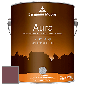 Benjamin Moore Aura 634 Waterborne Exterior Low Lustre Finish краска цвет 2082-20 Plum Raisin