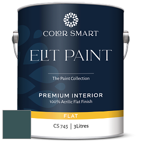 COLOR SMART CS 745 ELIT PAINT глубокоматовая моющаяся краска цвет 2056-10 Tucson Teal