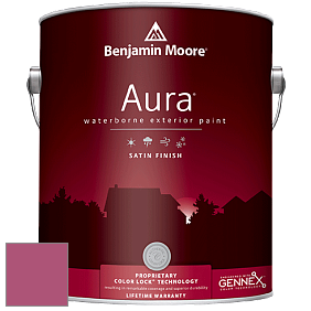 Benjamin Moore Aura 631 Waterborne Exterior Satin Finish краска цвет 2078-30 Royal Fuchsia