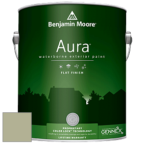 Benjamin Moore Aura 629 Waterborne Exterior Flat Finish краска цвет AF-440 