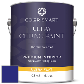 COLOR SMART CS 758 ULTRA CEILING PAINT ультраматовая краска цвет RAL 5002 