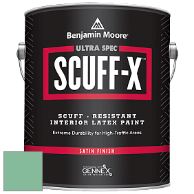 Benjamin Moore 486 Ultra Spec SCUFF-X Interior Satin Finish краска цвет 586 Northern Lights
