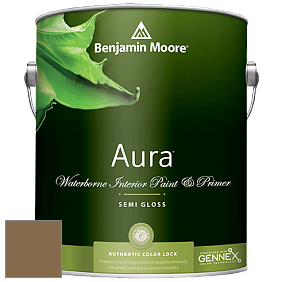 Benjamin Moore Aura 528 Waterborne Interior Semi-gloss Finish краска цвет 231 Aged Bronze