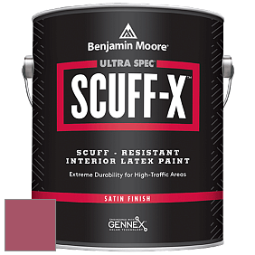Benjamin Moore 486 Ultra Spec SCUFF-X Interior Satin Finish краска цвет 2084-30 Rouge