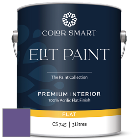 COLOR SMART CS 745 ELIT PAINT глубокоматовая моющаяся краска цвет 2071-30 Mystical Grape