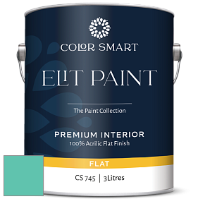 COLOR SMART CS 745 ELIT PAINT глубокоматовая моющаяся краска цвет 656 Miami Teal