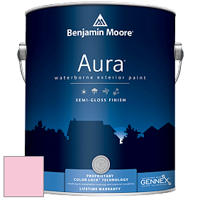 Benjamin Moore Aura 632 Waterborne Exterior Semi-Gloss Finish краска цвет 2001-60 Country Pink