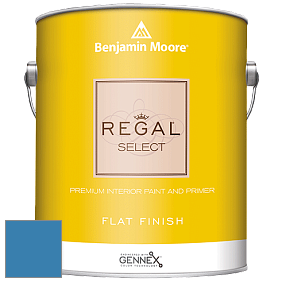 Benjamin Moore 547 Regal Select Waterborne Interior Flat Finish краска цвет 797 Athens Blue