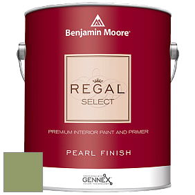 Benjamin Moore 550 Regal Select Waterborne Interior Pearl Finish краска цвет 545 Buckingham Gardens