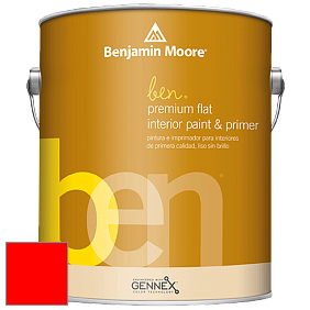 Benjamin Moore Ben W625 Premium Interior Latex Flat краска цвет RAL 3026 