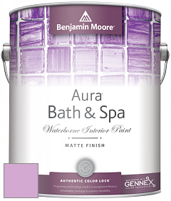 Benjamin Moore Aura 532 Bath & Spa Waterborne Interior Paint Matte Finish краска цвет 2075-50 Pink Taffy
