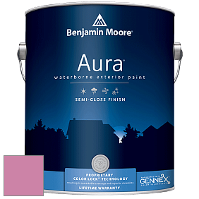 Benjamin Moore Aura 632 Waterborne Exterior Semi-Gloss Finish краска цвет 2078-40 Paradise Pink