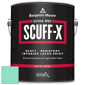 Benjamin Moore 486 Ultra Spec SCUFF-X Interior Satin Finish краска цвет 2045-50 Green Coral