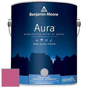 Benjamin Moore Aura 632 Waterborne Exterior Semi-Gloss Finish краска цвет 1348 Razzle Dazzle