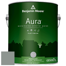 Benjamin Moore Aura 629 Waterborne Exterior Flat Finish краска цвет AC-17 BM AC-17