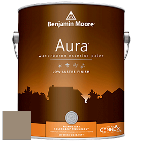 Benjamin Moore Aura 634 Waterborne Exterior Low Lustre Finish краска цвет 986 Smoky Ash