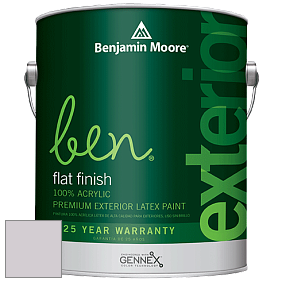 Benjamin Moore Ben 541 Waterborne Exterior Flat Finish краска цвет AF-605 