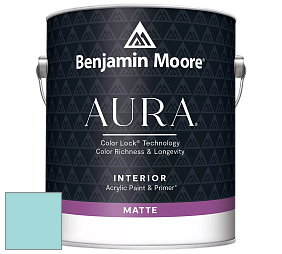 Benjamin Moore Aura 522 Interior Paint - Matte краска цвет 737 Sonoma Skies