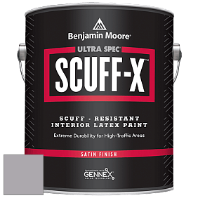 Benjamin Moore 486 Ultra Spec SCUFF-X Interior Satin Finish краска цвет 1453 Pebble Creek