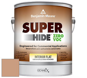 Benjamin Moore 355 Super Hide Zero Voc Interior Flat краска цвет AF-210 