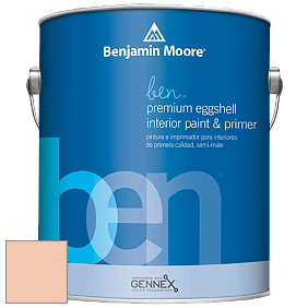 Benjamin Moore Ben W626 Premium Interior Latex Eggshell краска цвет 2167-50 Perfect Peach