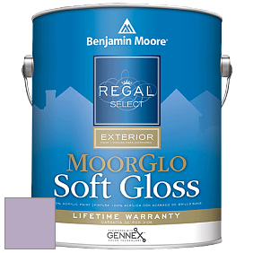 Benjamin Moore W096 Regal Select Exterior Paint-Moor GloSoft Gloss Finish краска цвет 2072-50 Lavender Lipstick